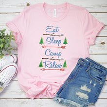 Load image into Gallery viewer, Eat Sleep Camp T-Shirt
