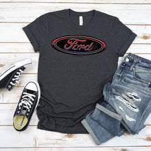 Load image into Gallery viewer, Ford T-Shirt, RWB Ford Oval
