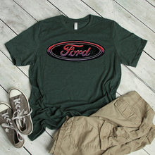 Load image into Gallery viewer, Ford T-Shirt, RWB Ford Oval
