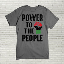 Load image into Gallery viewer, Black Lives Matter T-Shirt, Power To the People Tee
