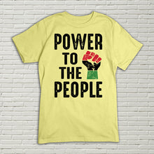 Load image into Gallery viewer, Black Lives Matter T-Shirt, Power To the People Tee
