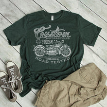 Load image into Gallery viewer, Motorcycle T-shirt, Custom Road Tested
