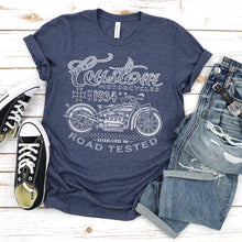Load image into Gallery viewer, Motorcycle T-shirt, Custom Road Tested

