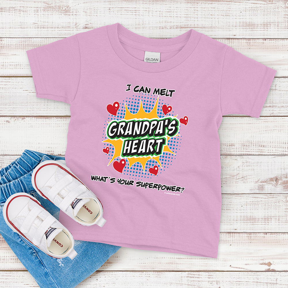 Kids T-shirt, Melt Grandpa's Heart Tee