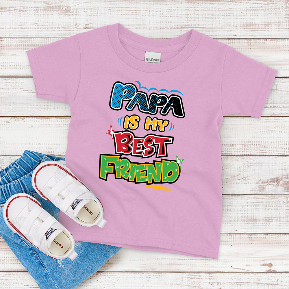 Kids T-shirt, Papa is My Best Friend Tee