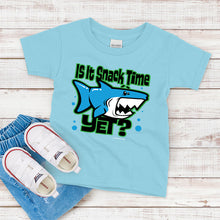 Load image into Gallery viewer, Kids T-shirt, Is it Snack Time Yet Tee
