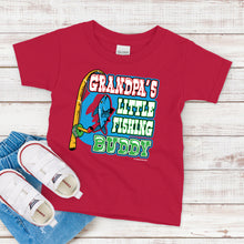 Load image into Gallery viewer, Kids T-Shirt, Grandpas Little Fishing Buddy
