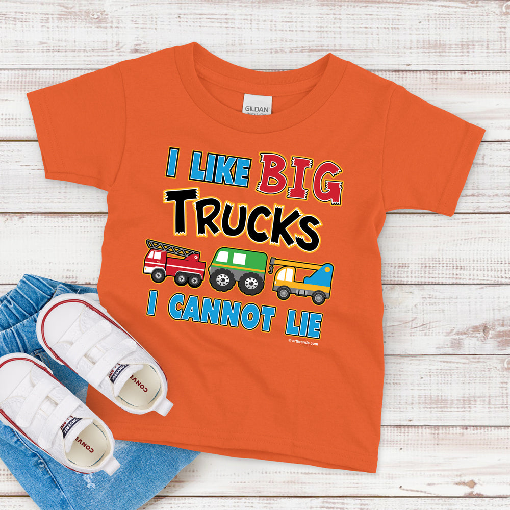 Kids T-Shirt, I Like Big Trucks
