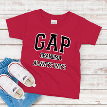 Load image into Gallery viewer, Kids T-Shirt, Grandma Always Pays
