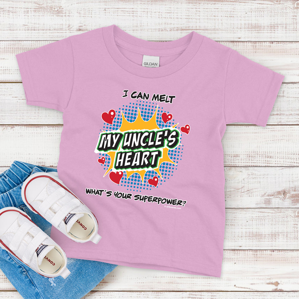 Kids T-Shirt, Melt Uncles Heart