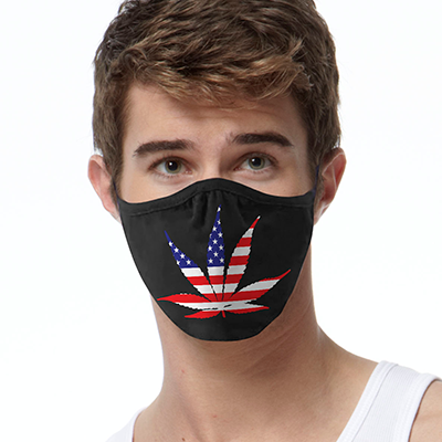 American Pot Leaf FACE MASK Cover Your Face Masks