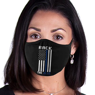 Back the Blue FACE MASK Cover Your Face Masks