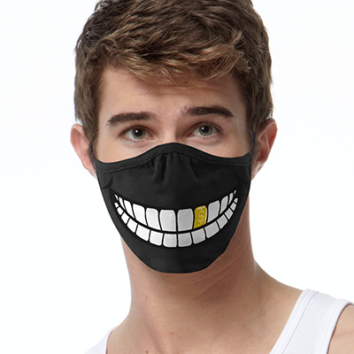 Gold Tooth FACE MASK Cover Your Face Masks