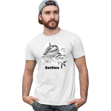Load image into Gallery viewer, Adult Unisex Sharks Selfie Solar Tee
