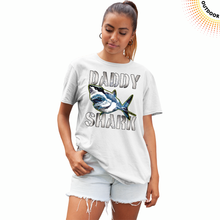 Load image into Gallery viewer, Adult Unisex Daddy Shark Solar Tee
