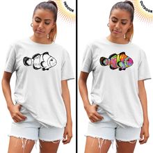 Load image into Gallery viewer, Adult Unisex Neon Clownfish Solar Tee
