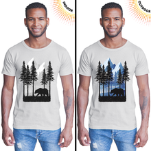 Load image into Gallery viewer, Adult Unisex Winter Bear Solar Tee
