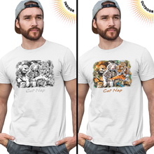 Load image into Gallery viewer, Adult Unisex Wild Cat Nap Solar Tee

