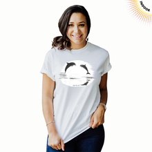 Load image into Gallery viewer, Adult Unisex Lovers Silhouette Solar Tee

