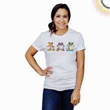 Load image into Gallery viewer, Adult Unisex No Evil Frogs Solar Tee
