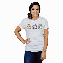 Load image into Gallery viewer, Adult Unisex No Evil Frogs Solar Tee
