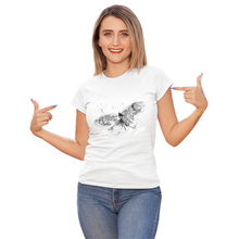 Load image into Gallery viewer, Women&#39;s Watercolor Butterfly Solar Tee
