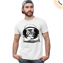 Load image into Gallery viewer, Adult Unisex Space Kitten Solar Tee
