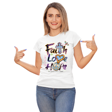 Load image into Gallery viewer, Women&#39;s Faith Love Hope Solar Tee
