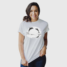 Load and play video in Gallery viewer, Adult Unisex Lovers Silhouette Solar Tee
